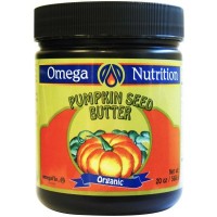 Тыквенное масло: http://ru.iherb.com/Jarrow-Formulas-Omega-Nutrition-Organic-Pumpkin-Seed-Butter-20-oz-568-g/18491
Тыквенное масло от Omega Nutrition является вкусной заменой арахисовому маслу. Насыщенный, приятный вкус прекрасно сочетается с крекерами, хлебом, кексами, приготовленными овощами и подходит для всех рецептов, в которых требуется ореховое масло. Для усиления вкуса добавляйте в супы, макароны, тушеное мясо, соусы для спагетти на основе томатов.