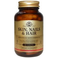 Витаминный комплекс для кожи, волос и ногтей: http://www.iherb.com/Solgar-Skin-Nails-Hair-Advanced-MSM-Formula-60-Tablets/8866

В составе цинк, витамин С, медь, кремний, MSM (форма серы, которая ооооочень хорошо влияет на организм человека, особенно на кожу), L-Proline (аминокислота, которая необходима для синтеза коллагена) и L-Lysine (невырабатываемая организмом человека аминокислота, которая необходима для построения белка и коллагена, восполняется только с пищей).