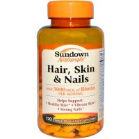Комплекс для волос, ногтей и кожи: http://ru.iherb.com/rexall-sundown-naturals-hair-skin-nails-120-caplets/32900