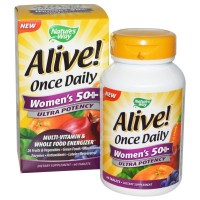 Мульивитамины для женщин старше 50: http://ru.iherb.com/Nature-s-Way-Alive-Once-Daily-Women-s-50-Multi-Vitamin-60-Tablets/41887