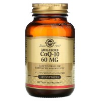Коэнзим Q10: https://ru.iherb.com/pr/Solgar-Megasorb-CoQ-10-60-mg-120-Softgels/48576
CoQ-10 является жирорастворимым антиоксидантом и поддерживает выработку клеточной энергии. Это особенно важно для органов и тканей с высокой потребностью в энергии, таких как сердце.
Препарат коэнзим Q-10 выпускается в форме мягкой таблетки на масляной основе для оптимального всасывания и усвоения.