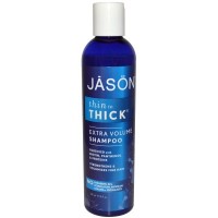 Шампунь для объема волос: http://ru.iherb.com/Jason-Natural-Thin-to-Thick-Extra-Volume-Shampoo-8-fl-oz-237-ml/3853

В состав насыщенного, пенящегося шампуня, придающего форму волосам, входят растительные поверхностно-активные вещества, тщательно очищающие кожу головы и волосы от загрязнений. Укрепляющие волосы биотин и пантенол обволакивают стержень волоса, придавая ему объем, увеличивают эластичность кортекса, тем самым уменьшая ломкость волос. Растительные белки делают волосы блестящими и упругими. Ваши волосы выглядят более объемными, приобретают здоровый блеск.
Основанная в 1959 году, Jason была одной из первых компаний, предлагающих натуральную продукцию, без содержания вредных химических веществ. Более 50 лет мы поставляем полноценную натуральную продукцию, которая действительно работает. Наша продукция не содержит вазелин, лаурил сульфат натрия, парабены и фталаты. Мы никогда не тестируем нашу продукцию на животных.