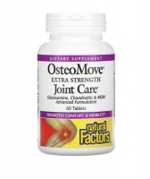 Комплекс для здоровья суставов: https://www.iherb.com/pr/natural-factors-osteomove-extra-strength-joint-care-60-tablets/105665
Синергетическая формула для суставов OsteoMove, которая поддерживает здоровую структуру, работу и подвижность суставов, представляет собой усовершенствованный комплекс глюкозамина, хондроитина, мсм, коллагена, гиалуроновой кислоты, а также противовоспалительную смесь полифенолов (босвеллия, куркума, экстракт виноградных косточек)
Упаковка рассчитана на 1 месяц приёма.