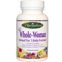 Добавка для женщин: http://ru.iherb.com/Paradise-Herbs-Whole-Woman-Sensual-Fire-Libido-Formula-60-Veggie-Caps/4243
Формула Райского чувственного огня Whole-Woman – это намного больше, чем просто продукт, повышающий либидо. Эта на 100% натурально полученная формула обеспечивает организм синергетической смесью трав, традиционно использующихся для усиления интимных желаний женщины и ее внутренней уверенности. Это согревающий тоник Ян, который используется для того, чтобы со временем поднять уровень энергии. Он не предназначен для действия на одну ночь, а может в течение нескольких недель или даже дней оказывать сильный эффект на укрепление энергии Ци, которая управляет сексуальной энергией.