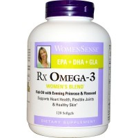 Женская смесь незаменимых жирных кислот: http://ru.iherb.com/Natural-Factors-WomenSense-RxOmega-3-Women-s-Blend-120-Softgels/2647
Формула незаменимых жирных кислот для женщин — «Каждой женщине, каждый день;
Смесь для женщин Rx Omega-3 натуральным образом поддерживает здоровье сердца, подвижность суставов и здоровье кожи. Смесь для женщин Rx Omega-3 содержит концентрат рыбьего жира, масло примулы вечерней и органическое льняное масло. Поддерживаемые, но не окончательные исследования показывают, что потребление жирных кислот омега-3 EPA и DHA может снизить риск развития ишемической болезни сердца. GLA является основным компонентом для здоровой, сияющей кожи.
Вся продукция Natural Factors производится в соответствии со стандартами производства товаров Правительства Канады, одними из самых высоких стандартов в мире.