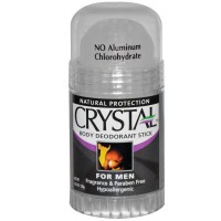 Дезодорант-кристалл: http://ru.iherb.com/Crystal-Body-Deodorant-Body-Deodorant-Stick-for-Men-Fragrance-Free-4-25-oz-120-g/55095

Дезодорант-кристалл – это натуральный дезодорант для тела в стике, который очень легкий в использовании. Кристалл изготовлен ??из 100% натуральных минеральных солей, которые являются гипоаллергенными, не имеют запаха, не оставляет пятен и ощущения липкости. Кристалл может использоваться как мужчинами, так и женщинами. Если у вас чувствительная кожа, или вы просто хотите здоровую альтернативу дезодоранту, то кристалл – это то, что вам нужно!
— Дезодорант-кристалл безопасен для людей с чувствительной кожей или аллергией;
— В его составе нету жестких химикатов (например, алюминий хлоргидрат), парабенов и спирта;
— Высыхает очень быстро, не оставляет ощущения липкости и не окрашивает ткань (прощайте, белые следы на черном);
— Продукт никогда не тестировался на животных;
— Рекомендовано Центром лечения рака (Cancer Treatment Centers);
— Безопасный для окружающей среды.
