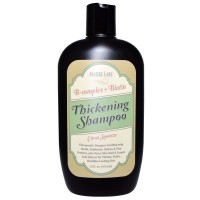 Шампунь для увеличения густоты волос: http://ru.iherb.com/Madre-Labs-Thickening-Shampoo-Citrus-Squeeze-14-fl-oz-414-ml/64542
Шампунь обогащен биотином, пантенолом, киноа, семенами льна, бобом садовым и экстрактом листьев мушмулы для более густых и здоровых волос