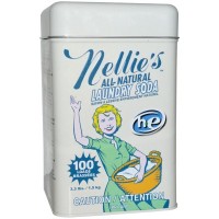 Стиральный порошок: http://ru.iherb.com/Nellie-s-All-Natural-Laundry-Soda-100-Loads-3-3-lbs-1-5-kg/38185

Гипоаллергенный стиральный порошок рассчитан на 100 стирок