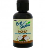 Стевия: https://ru.iherb.com/pr/Now-Foods-Better-Stevia-Zero-Calorie-Liquid-Sweetener-Coconut-2-fl-oz-59-ml/50640#reviews
NOW BetterStevia — натуральный подсластитель, содержащий ноль калорий, с низкими гликемическим воздействием, идеальный заменитель столового сахара и искусственных заменителей. В отличие от химических подсластителей, NOW BetterStevia содержит сертифицированный органический экстракт стевии