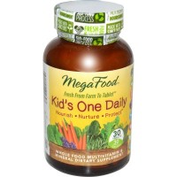 Мультивитамины для детей: http://ru.iherb.com/MegaFood-Kid-s-One-Daily-30-Tablets/50646

Для детей с 5 лет.
Компания MegaFood изготавливает натуральные диетические добавки высочайшего качества  с 1973 года. Витамины состоят из 100% натуральных питательных ингредиентов и сертифицированных органических трав, фруктов и овощей. Поскольку препараты MegaFood изготовлены только из натуральных продуктов, они воспринимаются организмом как еда и их можно принимать на голодный желудок в любое время дня.