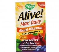 Мультивитамины: https://ru.iherb.com/pr/Nature-s-Way-Alive-Max6-Daily-Multi-Vitamin-No-Added-Iron-90-Veg-Capsules/1866