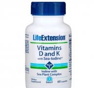 Витамины D и K с морским йодом: https://ru.iherb.com/pr/Life-Extension-Vitamins-D-and-K-with-Sea-Iodine-60-Capsules/78779