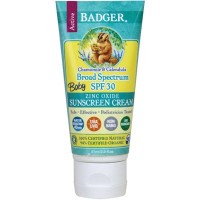 Детский солнцезащитный крем: http://ru.iherb.com/Badger-Company-Baby-Sunscreen-Cream-Broad-Spectrum-SPF-30-Chamomile-Calendula-2-9-fl-oz-87-ml/37716