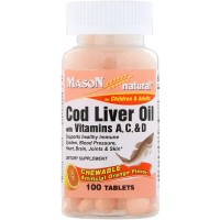 Жир печени трески, с витаминами A, C и D,: https://ru.iherb.com/pr/Mason-Natural-Cod-Liver-Oil-with-Vitamins-A-C-D-Chewable-Artificial-Orange-Flavor-100-Tablets/50054