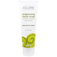 Очищающий скраб для лица,: https://ru.iherb.com/pr/Acure-Organics-Brightening-Facial-Scrub-4-fl-oz-118-ml/36379
Органические морские бурые водоросли и цедра лимона нежно отшелушивают кожу, в то время как французская зеленая глина очищает ваши поры от загрязнений, не удаляя вместе с ними вашу естественную влагу. Органический фактор роста хлореллы и стволовые клетки арганы стимулируют рост новых и восстановление имеющихся клеток. Стволовые клетки белой лилии помогают при осветлении.