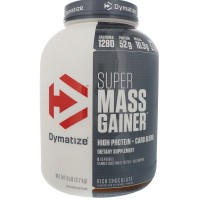 Гейнер: https://ru.iherb.com/pr/Dymatize-Nutrition-Super-Mass-Gainer-Rich-Chocolate-6-lbs-2-7-kg/74258
Набор мышечной массы и увеличение объема могут быть очень тяжелой задачей, особенно для людей с быстрым обменом веществ или тех, кто испытывает трудности с потреблением достаточного количества калорий и протеина в течение дня. Super Mass Gainer — это высококачественная формула для набора массы и увеличения объема, которая содержит большое количество протеинов, BCAA, калорий и прочих питательных веществ, которые в состоянии помочь набрать массу почти любому. В отличие от других гейнеров, Super Mass Gainer отличается отличным вкусом и хорошо смешивается с жидкостью!

Super Mass Gainer содержит 10,9 грамм аминокислот с разветвленной цепью и 5,2 грамма лейцина, а также 1 г моногидрата креатина. Super Mass Gainer, помимо прочего, может служить источником витаминов и минералов для сбалансированного рациона питания.