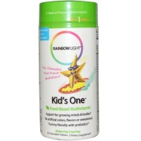 Мультивитамины для детей: http://ru.iherb.com/Rainbow-Light-Kids-One-MultiStars-Chewable-Multivitamin-Mineral-Fruit-Punch-Flavor-30-Chewable-Tablets/38472

Этот витаминный комплекс содержит в себе необходимые витамины и минералы а также пробиотики.