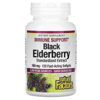 Бузина: https://ru.iherb.com/pr/natural-factors-black-elderberry-100-mg-120-capsules/104689