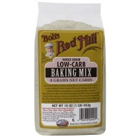 Смесь для выпечки с низким содержанием углеводов: http://ru.iherb.com/pr/Bob-s-Red-Mill-Low-Carb-Baking-Mix-16-oz-453-g/35690
Это восхитительная смесь полностью из натуральных ингредиентов, включая овсяные отруби, пшеничные отруби, соевую муку, цельное семя льна - пища с высоким содержанием клетчатки, поэтому вы можете быть уверены, что те несколько углеводов, которые вы съедите — питательны. Ее очень легко использовать для изготовления вкусных блинов, кексов, быстрого хлеба и многих других вкусностей!