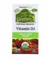 Витамин Д: Капсулы Garden Vitamin D3 от Source of Life с нутриентами, соответствующими золотому стандарту - это первая пищевая добавка, содержащая 5000 МЕ холекальциферола 100% растительного происхождения, полученного из различных органических полезных для здоровья грибов. Почувствуйте значительные преимущества получения основных питательных веществ из натуральных органических продуктов