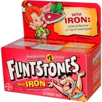 Детские мультивитамины с железом: http://ru.iherb.com/Flintstones-Children-s-Multivitamin-Supplement-with-Iron-Fruit-Flavors-60-Chewable-Tablets/30514