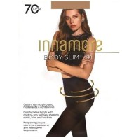 Колготки корректирующие Innamore Body Slim 70: р.2 nero (чёрный)
Колготки с высокими утягивающими шортиками. Корректируют фигуру в области живота и бедер. Ластовица, плоские швы, прозрачный укрепленный мысо