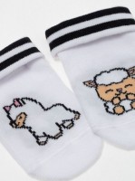 Носки детские TIP-TOP 5С-11СП: р.8, р.10 рис.906, белый
Хлопковые носки с рисунками «Lama»