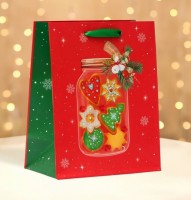 Пакет подарочный новогодний «Банка угощений», 18×22.3×10 см: 2 шт есть
Пакет подарочный новогодний «Банка угощений», 18×22.3×10 см