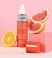 Солнцезащитный спрей с UV-фильтром для волос OTIUM SUMMER, 200 мл: Защищает волосы от выгорания и потери влаги.  Экстракт кактуса в составе спрея увлажняет  и поддерживает гидробаланс.  Комплекс протеинов шёлка кондиционирует, облегчает расчёсывание и придаёт гладкость. 
-Экстракт кактуса
-Протеины шёлка