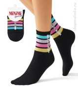 Носки женские х\б Minimi sport chic: р.35-38, 1 пара
Полиамид: 20%, Хлопок: 75%, Эластан: 5%
Носки женские из высококачественного мягкого хлопка, с красочным принтом на резинке. Широкая резинка и кеттельный (плоский) шов на мыске создают оптимальный комфорт.